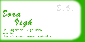 dora vigh business card